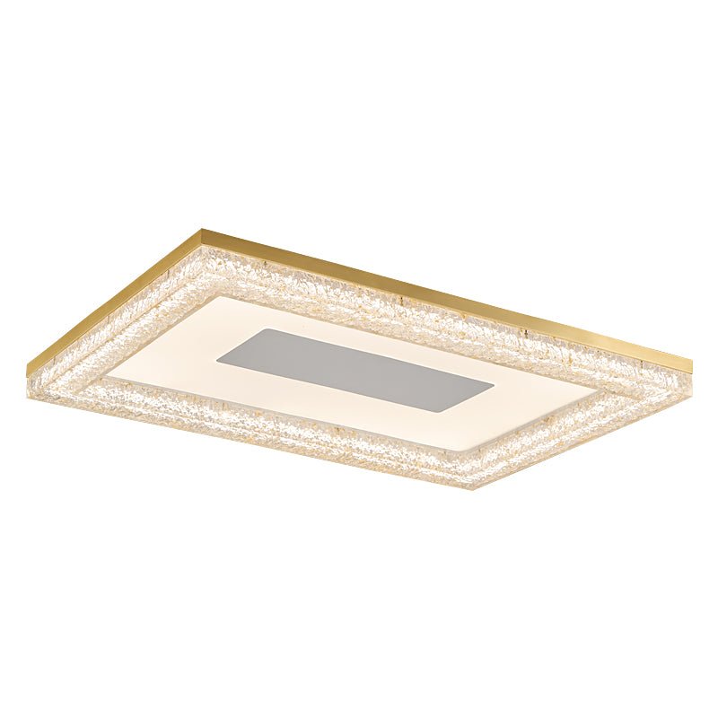 Lumora Resin Ceiling Light | Resin & Metal | Gold, Black, Clear