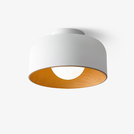 Lumosphere Ceiling Light | Metal, Glass | Wood Grain Hydrographics