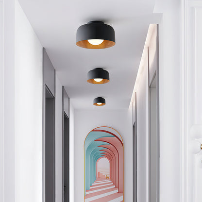 Lumosphere Ceiling Light | Metal, Glass | Wood Grain Hydrographics