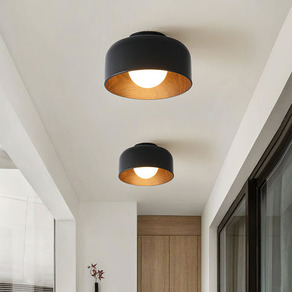 Lumosphere Ceiling Light | Metal, Glass | Wood Grain Hydrographics
