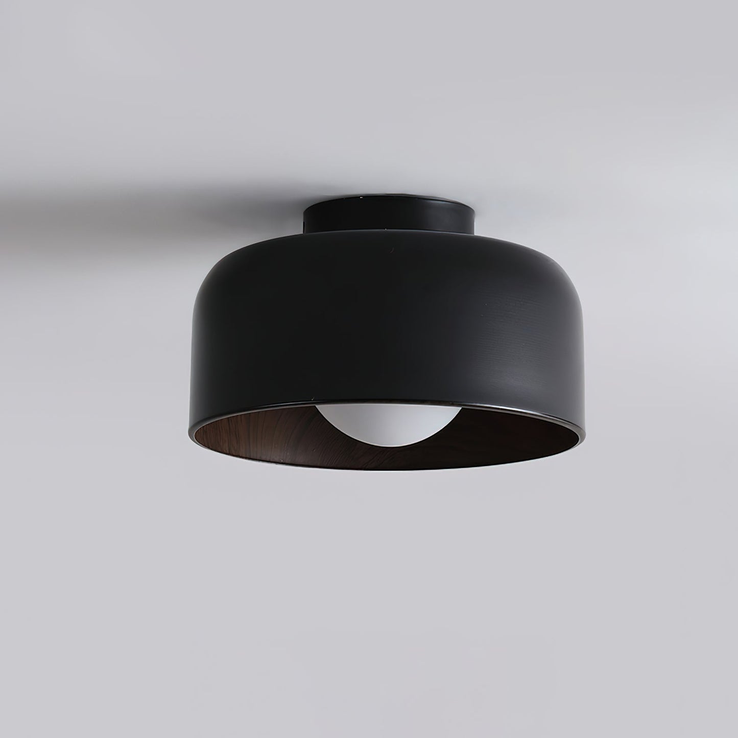 Lumosphere Ceiling Light | Metal, Glass | Wood Grain Hydrographics