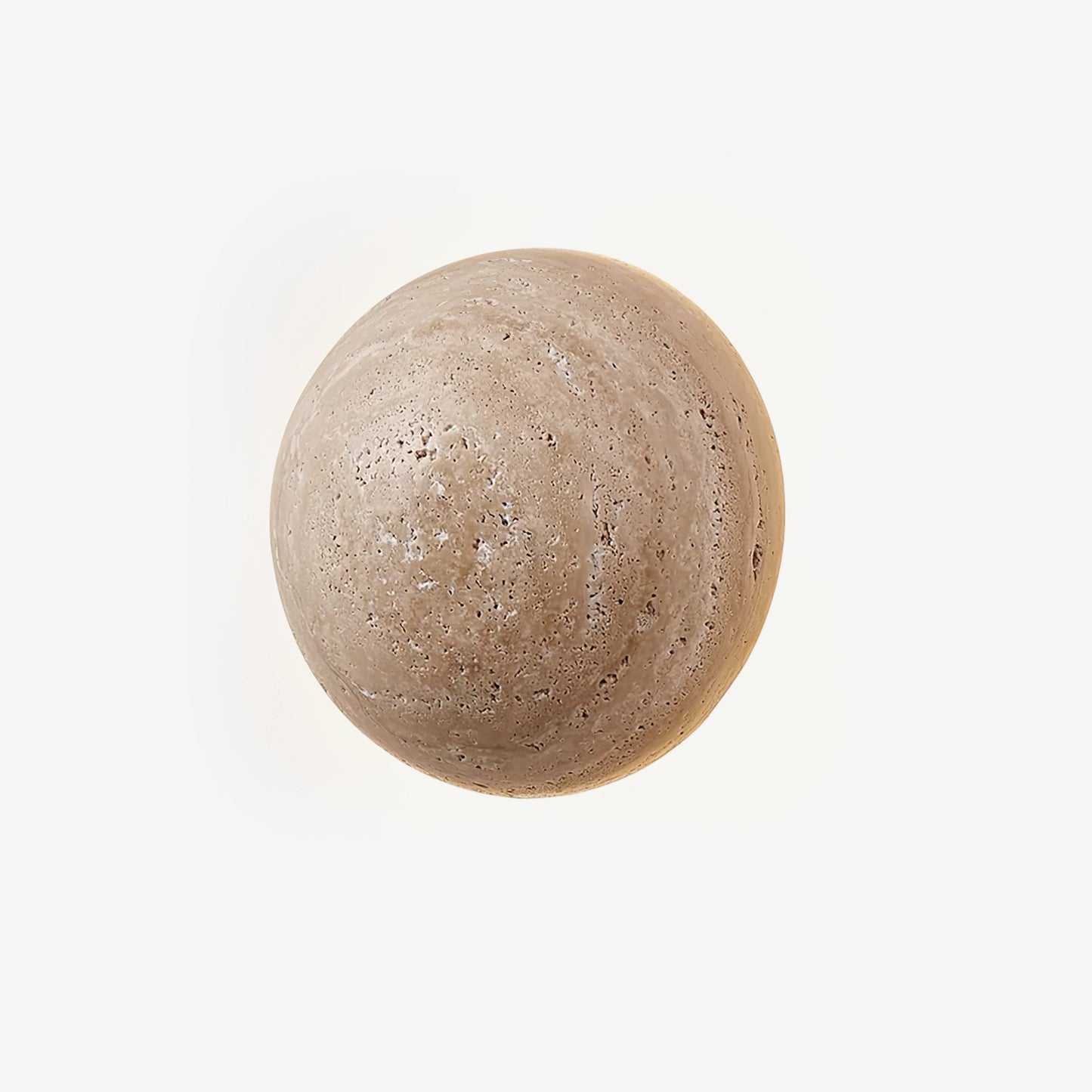 Luna Wall Light | Travertine | Yellow