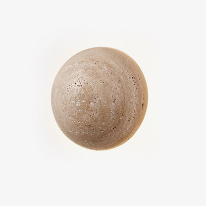 Luna Wall Light | Travertine | Yellow