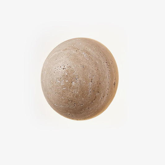 Luna Wall Light | Travertine | Yellow