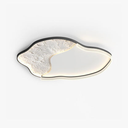 Lunar Led Ceiling Lamp | Aluminum Acrylic | White Black