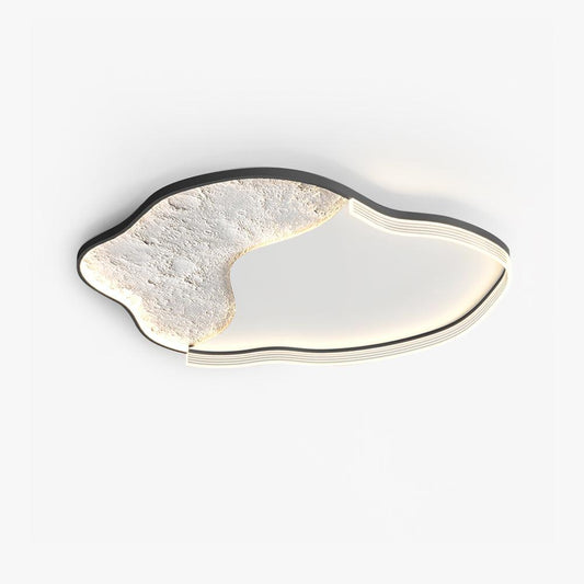 Lunar Led Ceiling Lamp | Aluminum Acrylic | White Black