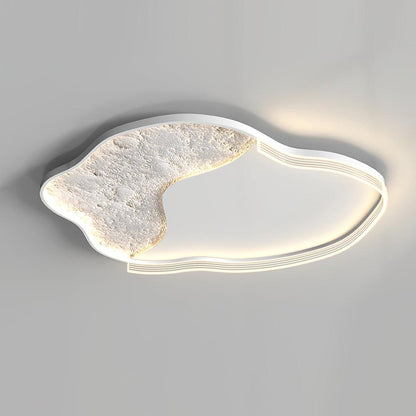 Lunar Led Ceiling Lamp | Aluminum Acrylic | White Black