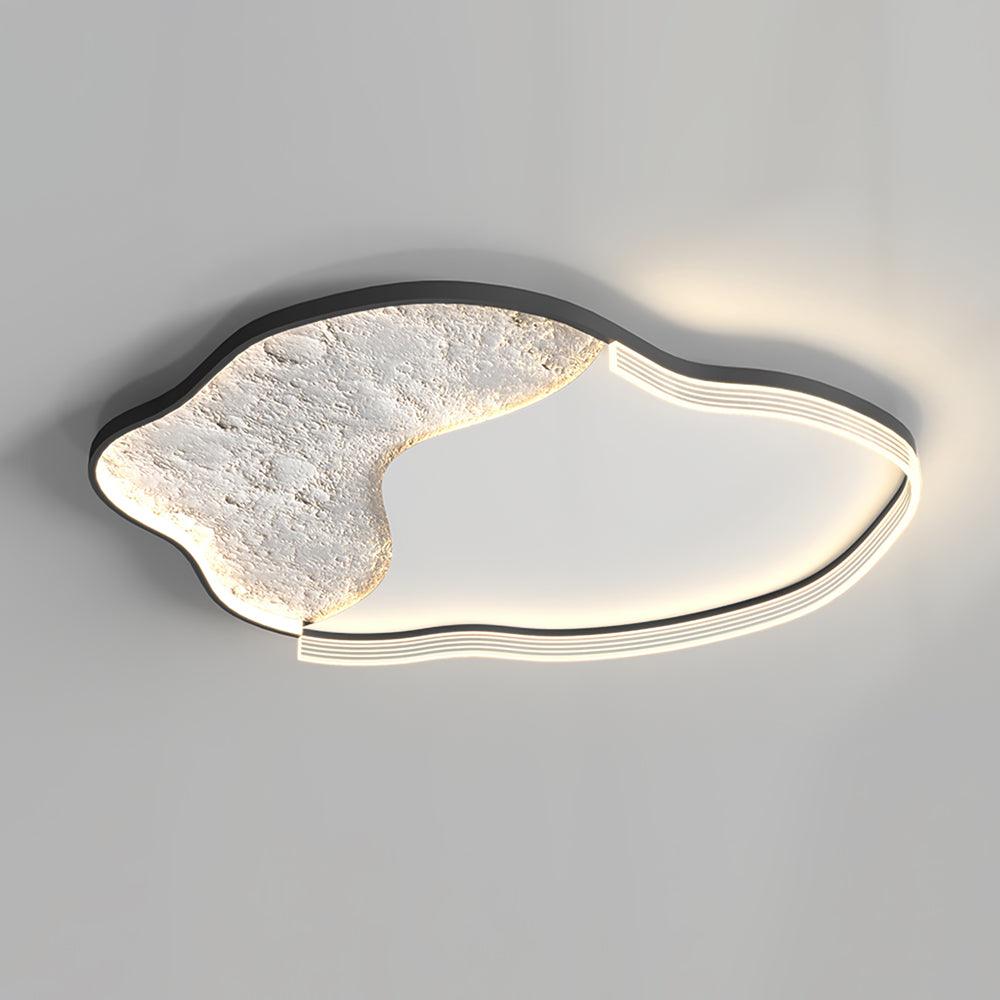 Lunar Led Ceiling Lamp | Aluminum Acrylic | White Black