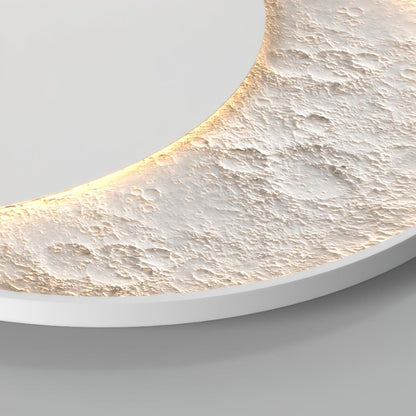 Lunar Led Ceiling Lamp | Aluminum Acrylic | White Black