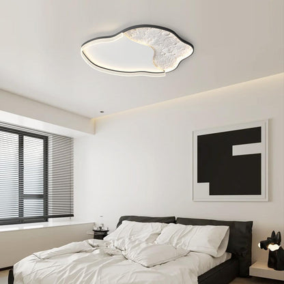 Lunar Led Ceiling Lamp | Aluminum Acrylic | White Black