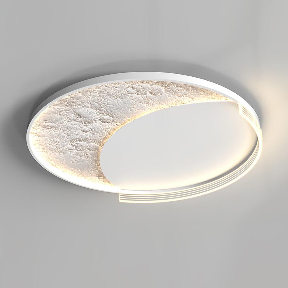 Lunar Led Ceiling Lamp | Aluminum Acrylic | White Black