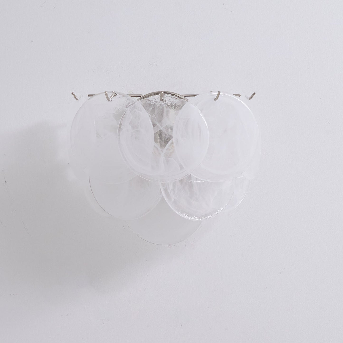 Lunaria Disc Murano Wall Lamp | Murano Glass | Blue, Green, Orange, Pink, White, Clear