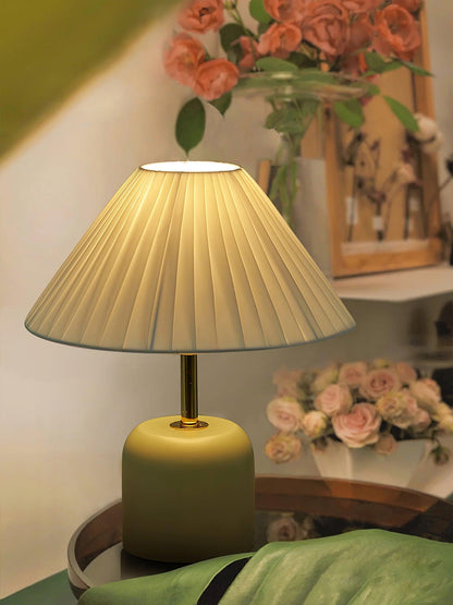 Ceramic Table Lamp | Sea Blue Finish | 29cm Height
