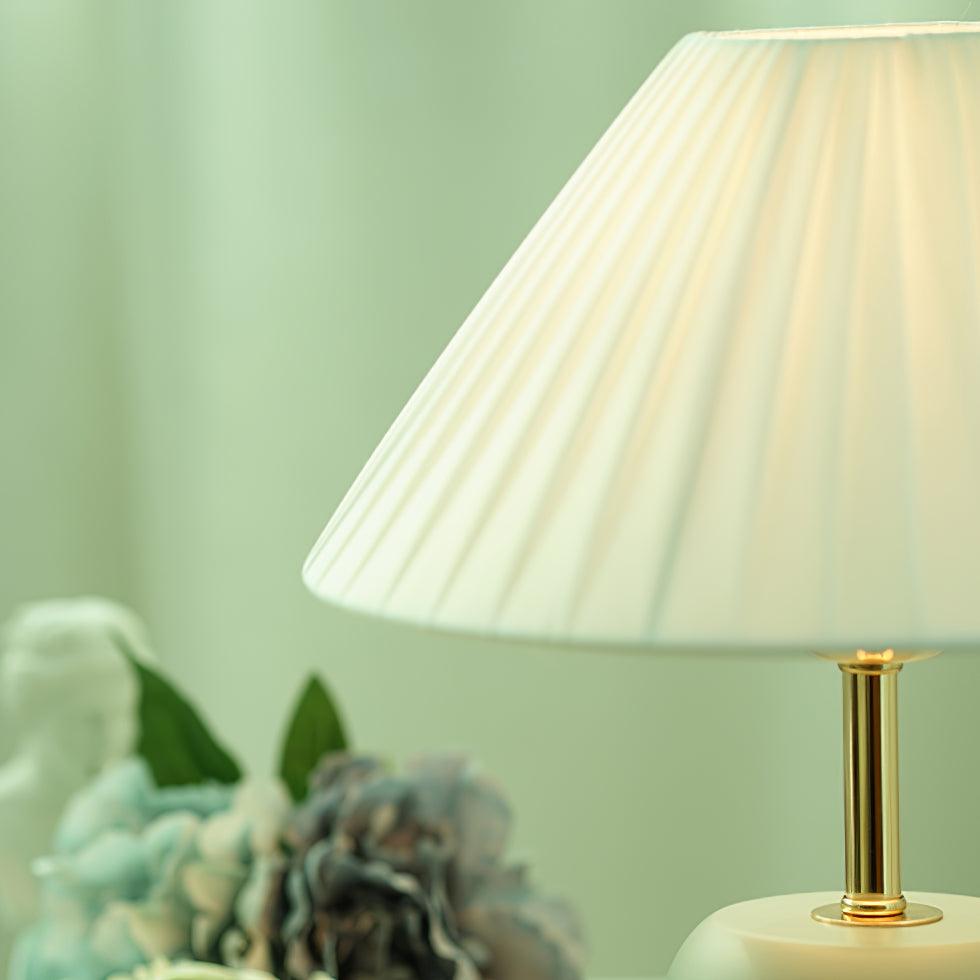 Ceramic Table Lamp | Sea Blue Finish | 29cm Height