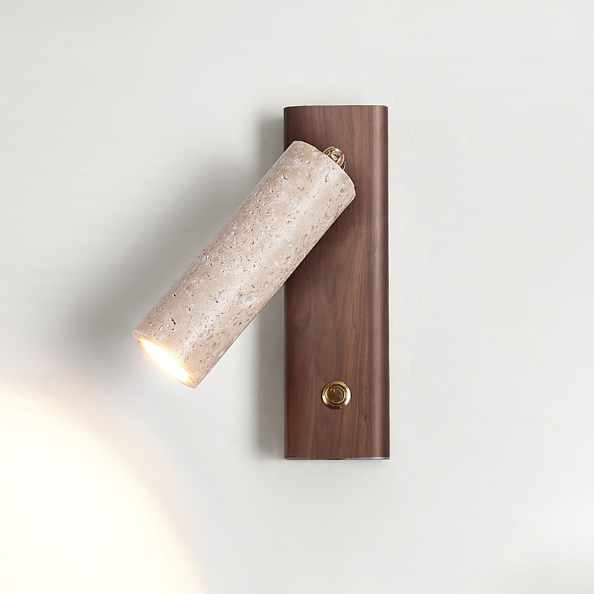 Lustra Torch Wall Lamp | Yellow Travertine | Indoor