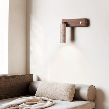 Lustra Torch Wall Lamp | Yellow Travertine | Indoor