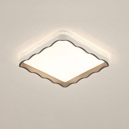 Lyric Ceiling Light | Acrylic & Metal | White or Black