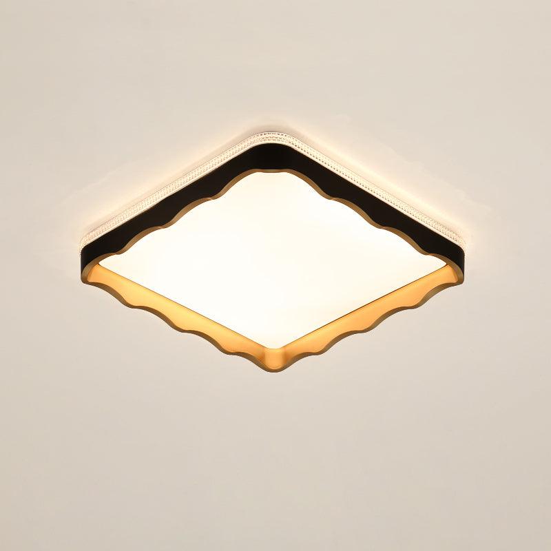 Lyric Ceiling Light | Acrylic & Metal | White or Black