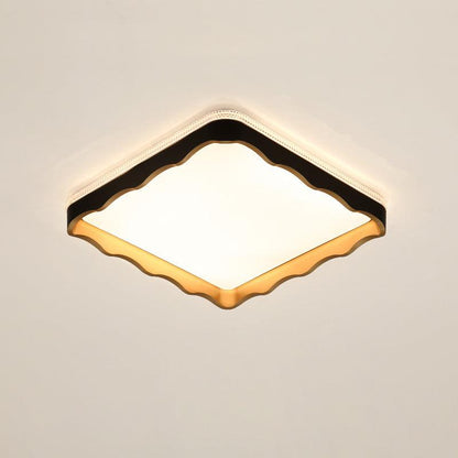 Lyric Ceiling Light | Acrylic & Metal | White or Black