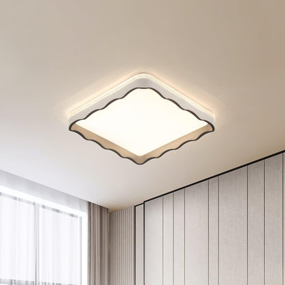 Lyric Ceiling Light | Acrylic & Metal | White or Black