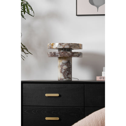 Altar Table Lamp | Marble | Bvlgari Red & White