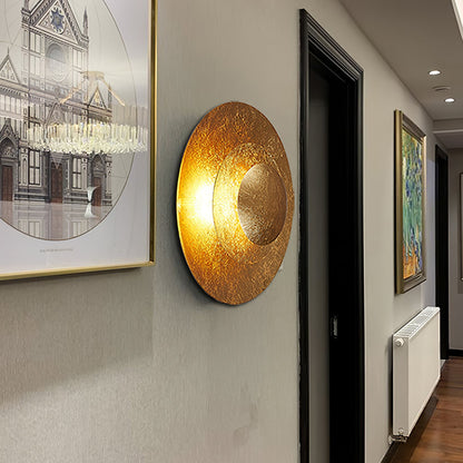Machine Wall Lamp | Metal, Gold Foil | Various Sizes