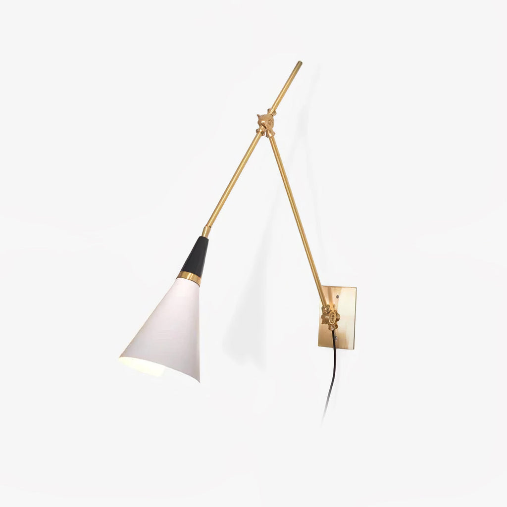 Magari Wall Lamp | Adjustable Design | White, Black, Brass