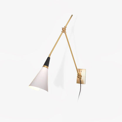 Magari Wall Lamp | Adjustable Design | White, Black, Brass
