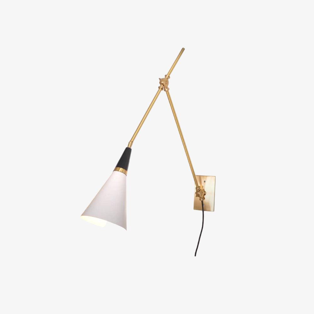 Magari Wall Lamp | Adjustable Design | White, Black, Brass