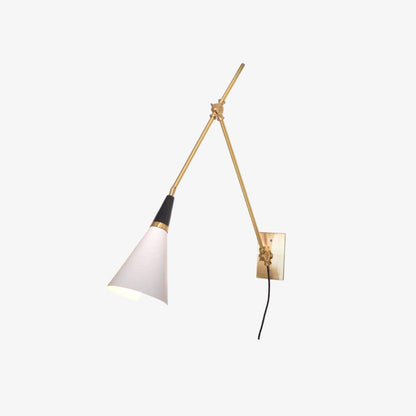 Magari Wall Lamp | Adjustable Design | White, Black, Brass