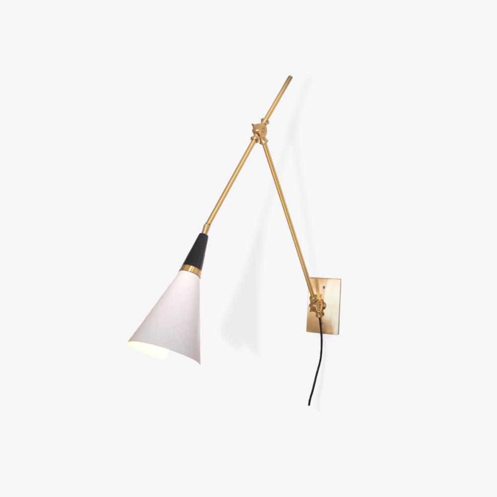 Magari Wall Lamp | Adjustable Design | White, Black, Brass
