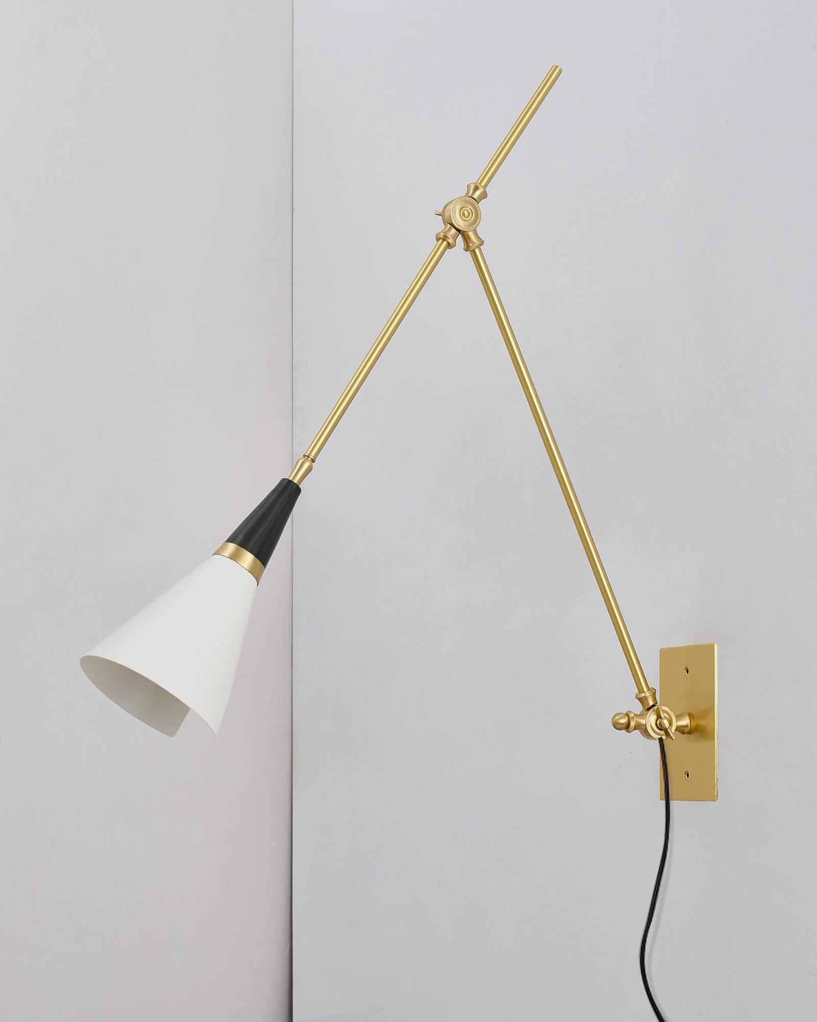Magari Wall Lamp | Adjustable Design | White, Black, Brass