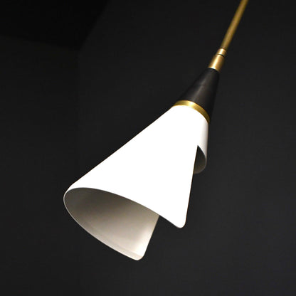 Magari Wall Lamp | Adjustable Metal & Glass Design | White, Black, Brass