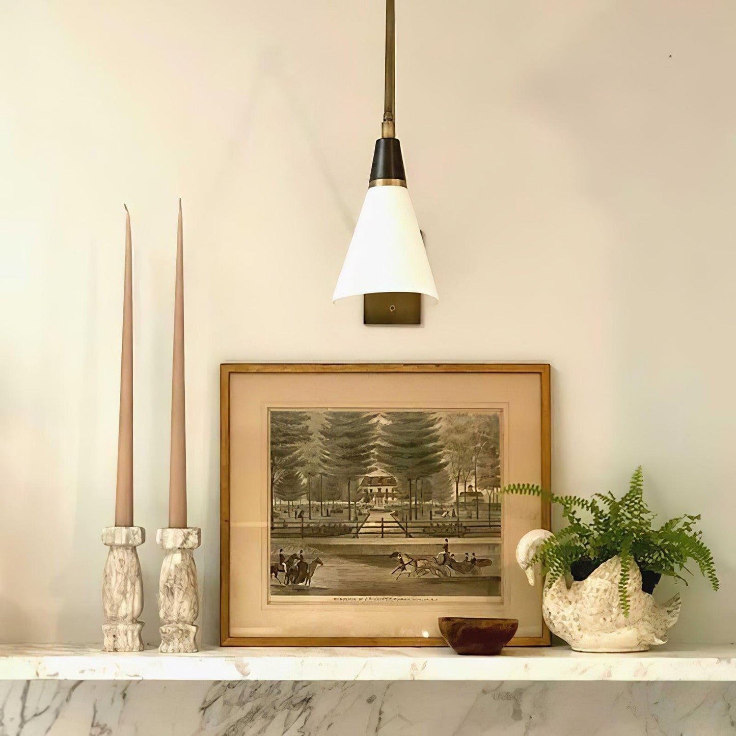 Magari Wall Lamp | Adjustable Metal & Glass Design | White, Black, Brass