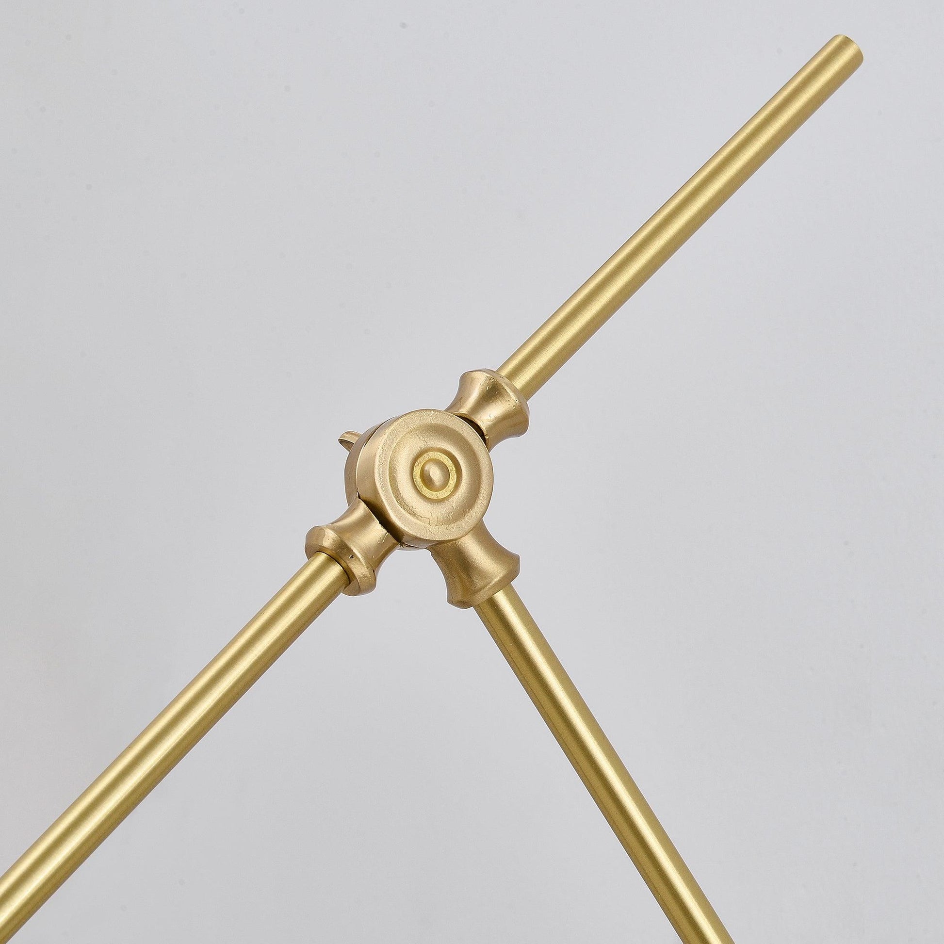 Auguri Wall Lamp | Adjustable Articulating Joint | White, Brass