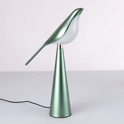 Magpie Art Table Lamp | Metal & Acrylic | Blue, Green, Rose Gold