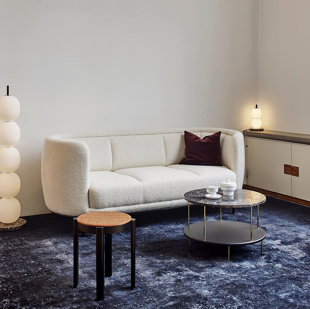 Candied Haws Table Lamp | Marble, Glass | White