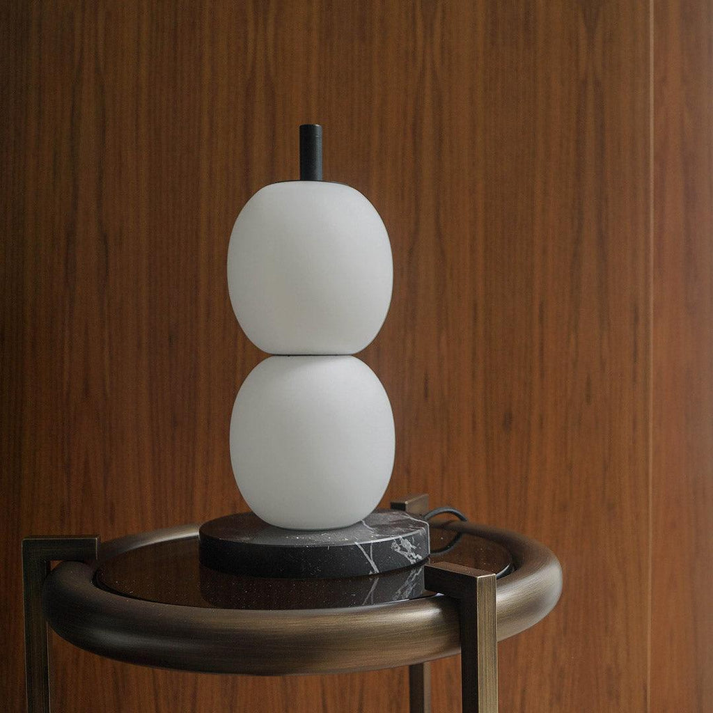 Candied Haws Table Lamp | Marble, Glass | White