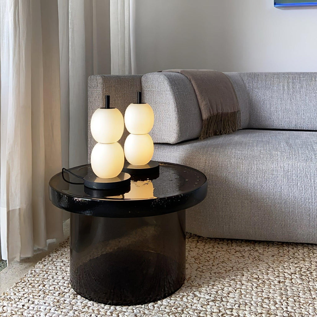 Candied Haws Table Lamp | Marble, Glass | White