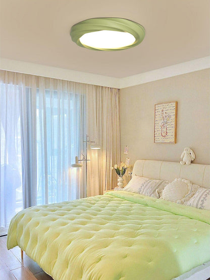 Maivy LED Flush Mount Ceiling Light | Acrylic & Resin | White, Beige, Green