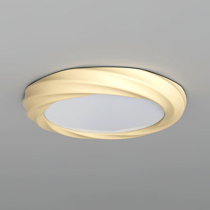 Maivy LED Flush Mount Ceiling Light | Acrylic & Resin | White, Beige, Green