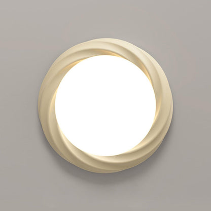 Maivy LED Flush Mount Ceiling Light | Acrylic & Resin | White, Beige, Green