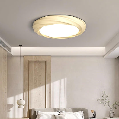Maivy LED Flush Mount Ceiling Light | Acrylic & Resin | White, Beige, Green