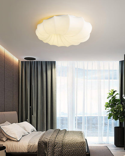 Malibu Ceiling Lamp | Metal & PE | White