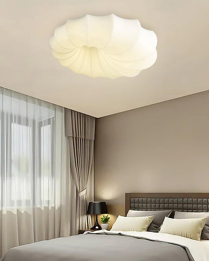 Malibu Ceiling Lamp | Metal & PE | White