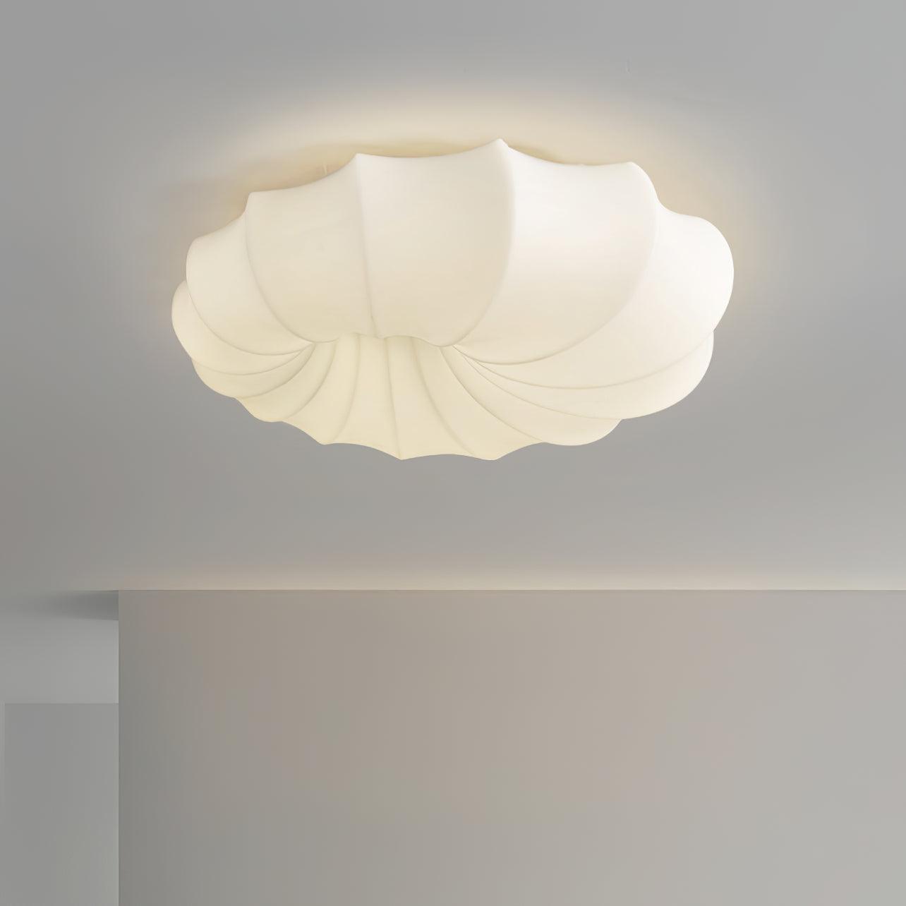 Malibu Ceiling Lamp | Metal & PE | White