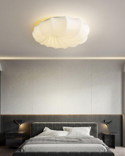 Malibu Ceiling Lamp | Metal & PE | White