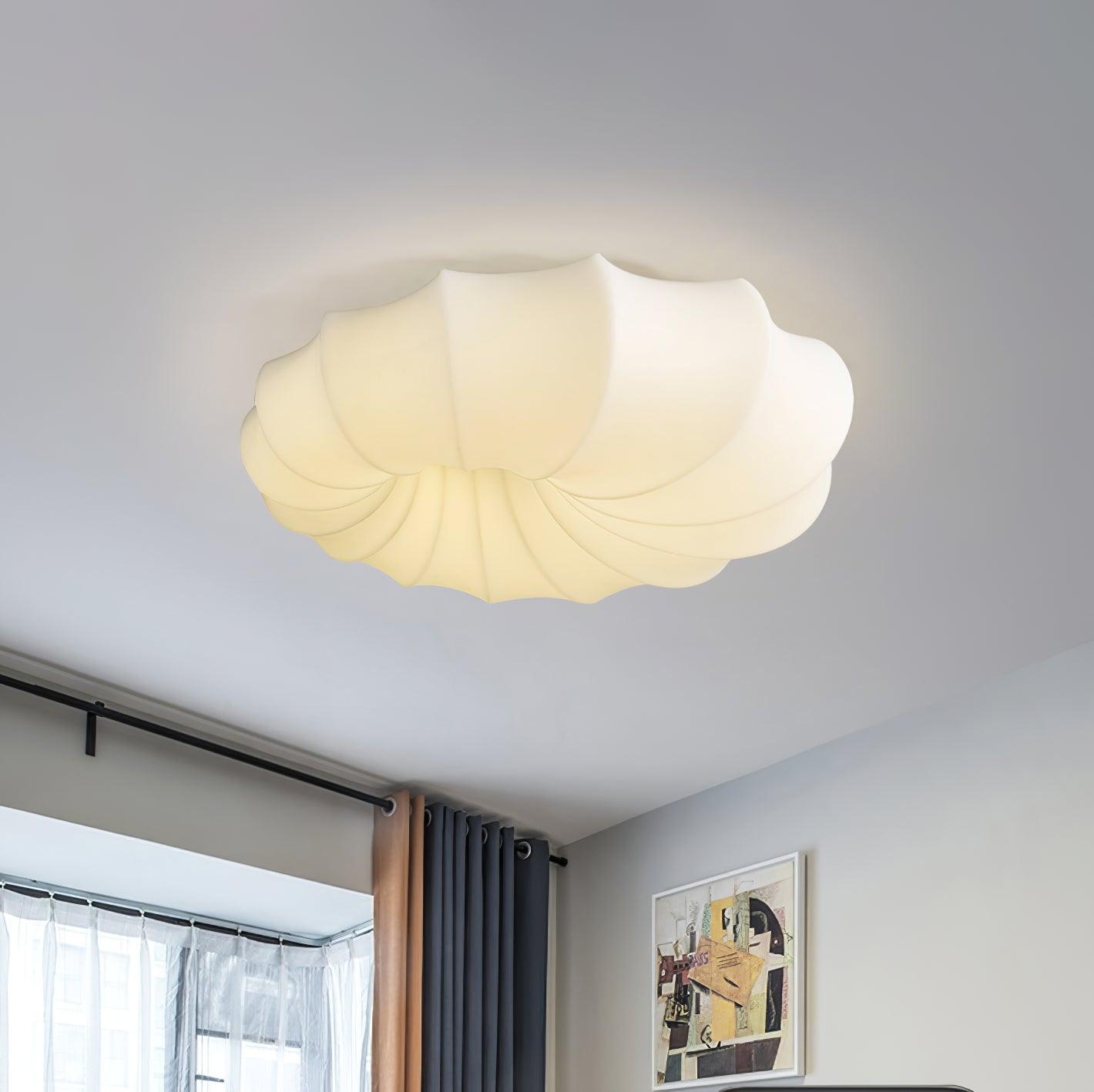 Malibu Ceiling Lamp | Metal & PE | White