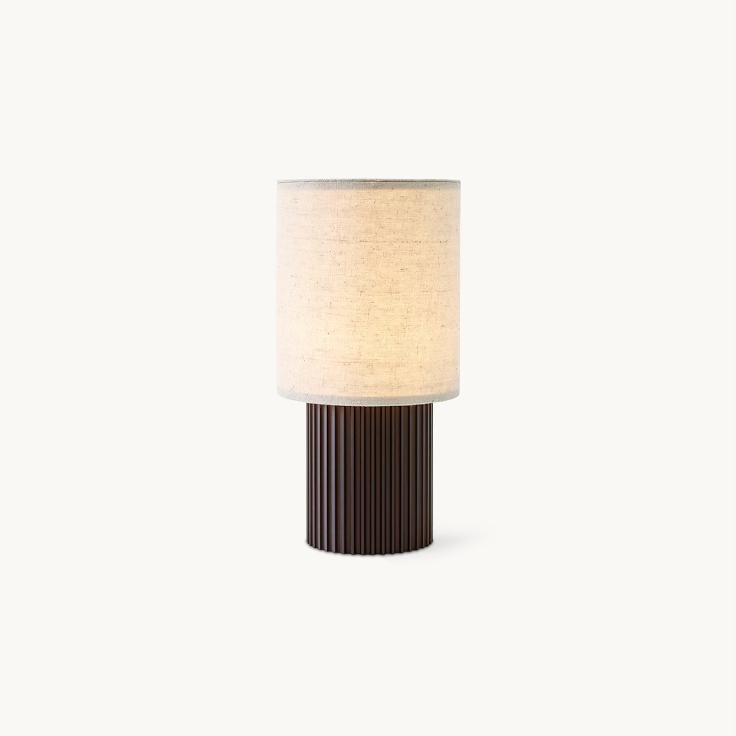 Manhattan Table Lamp | Wireless Rechargeable | Brown & Beige