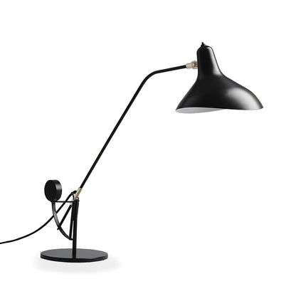 Oculus Table Lamp | Matte Black Metal | Adjustable Design